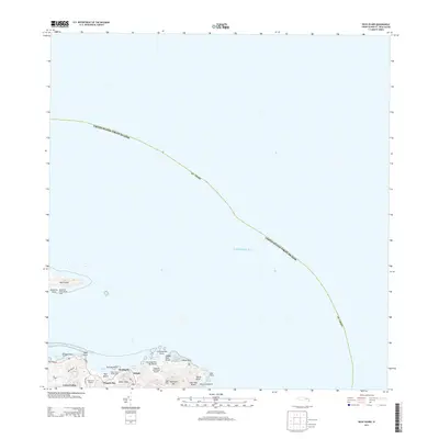 2013 Map of Buck Island, 2013 Print