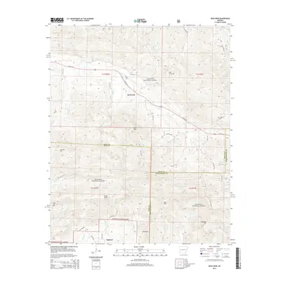 2014 Map of Buck Knob, 2014 Print
