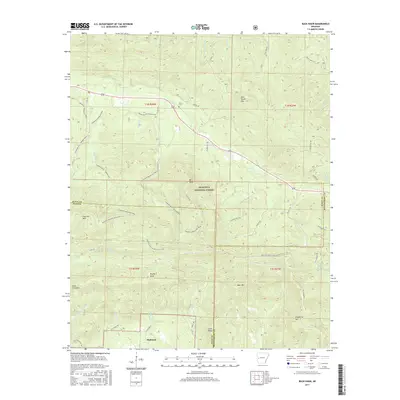 2017 Map of Buck Knob, 2017 Print