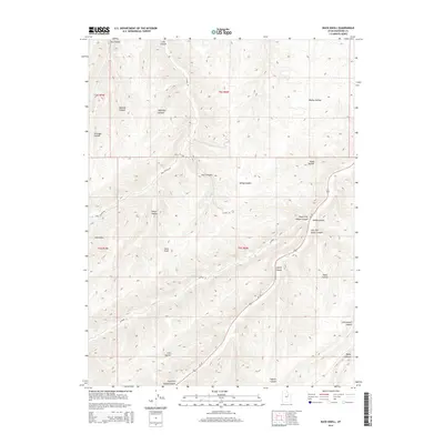 2014 Map of Buck Knoll, 2014 Print