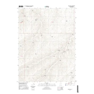 2017 Map of Buck Knoll, 2017 Print