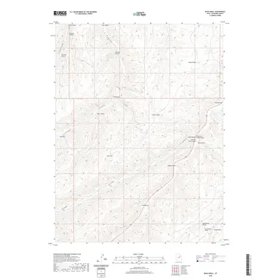 2020 Map of Buck Knoll, 2020 Print