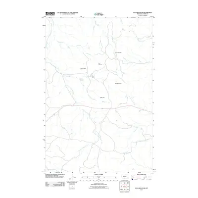 2011 Map of Buck Mountain, 2011 Print