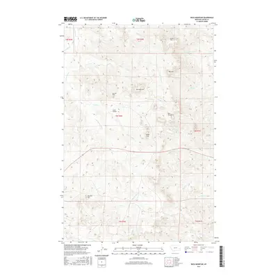 2017 Map of Buck Mountain, 2017 Print