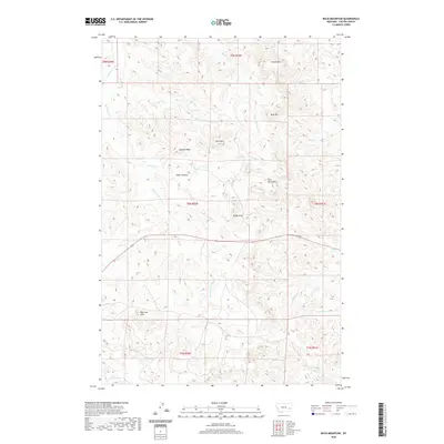 2020 Map of Buck Mountain, 2020 Print