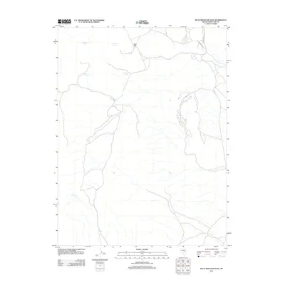 2012 Map of Buck Mountain East, 2012 Print
