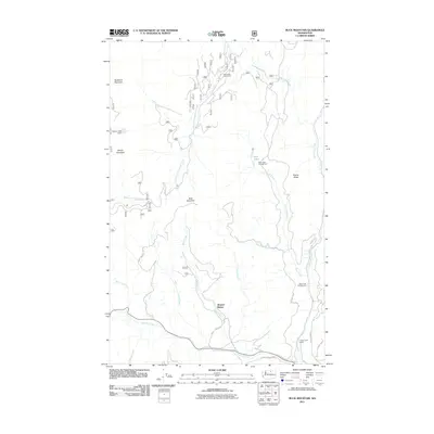 2011 Map of Buck Mountain, 2011 Print