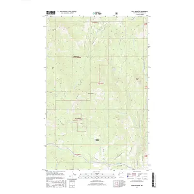 2017 Map of Buck Mountain, 2017 Print