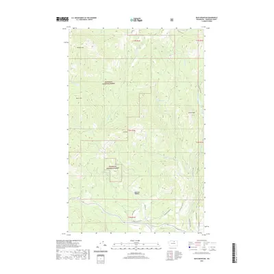 2020 Map of Buck Mountain, 2020 Print