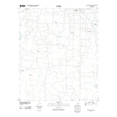 2010 Map of Buck Mountain, 2010 Print
