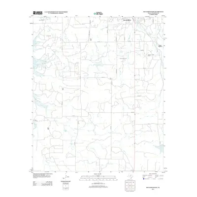 2012 Map of Buck Mountain, 2012 Print