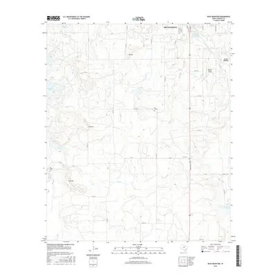 2016 Map of Buck Mountain, 2016 Print