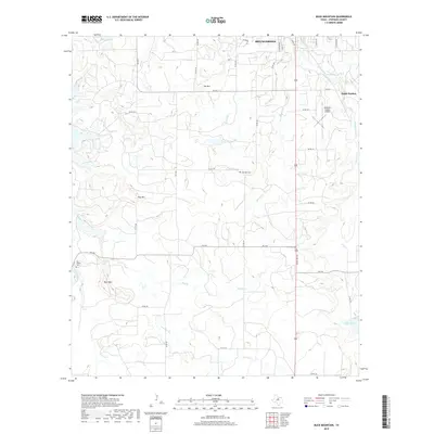 2019 Map of Buck Mountain, 2019 Print