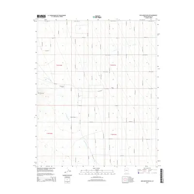 2014 Map of Buck Mountains NE, 2014 Print