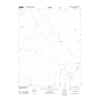 2012 Map of Buck Pasture Canyon, 2012 Print