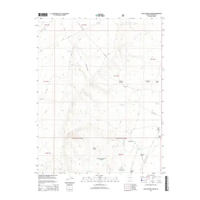 2014 Map of Buck Pasture Canyon, 2014 Print