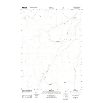 2012 Map of Buck Peak, 2012 Print