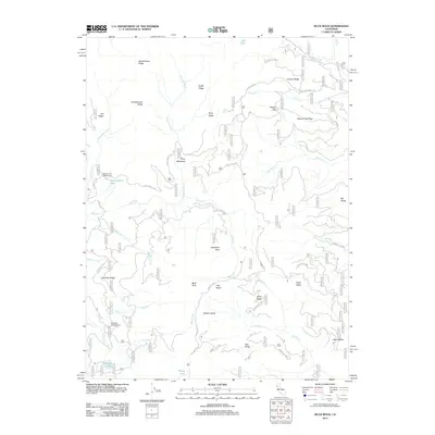 2012 Map of Buck Rock, 2012 Print