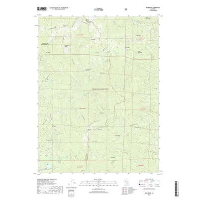 2018 Map of Buck Rock, 2018 Print