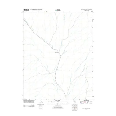 2012 Map of Buck Wash Well, 2012 Print