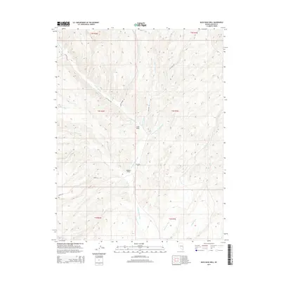 2014 Map of Buck Wash Well, 2014 Print