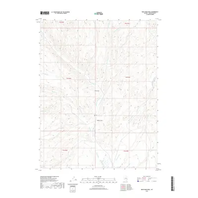 2018 Map of Buck Wash Well, 2018 Print