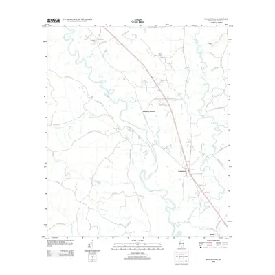 2012 Map of Buckatunna, 2012 Print