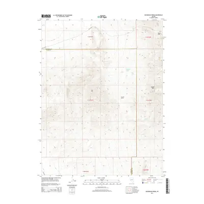 2014 Map of Buckbrush Spring, 2014 Print