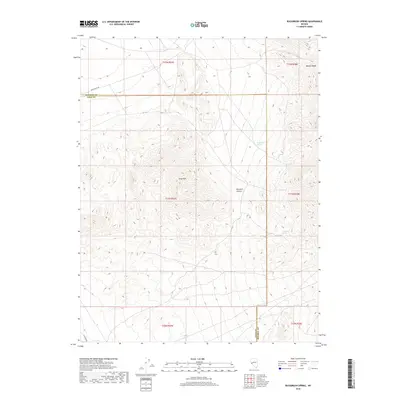 2018 Map of Buckbrush Spring, 2018 Print