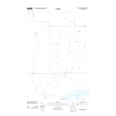 2013 Map of Buckety Creek, 2013 Print