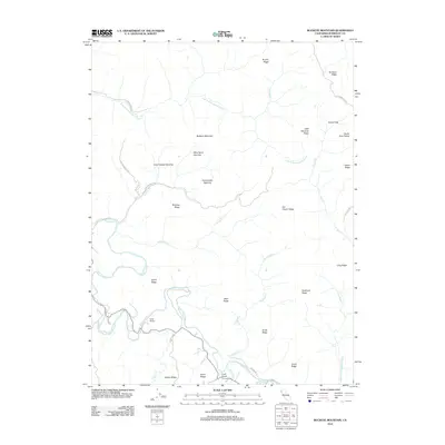 2012 Map of Buckeye Mountain, 2012 Print