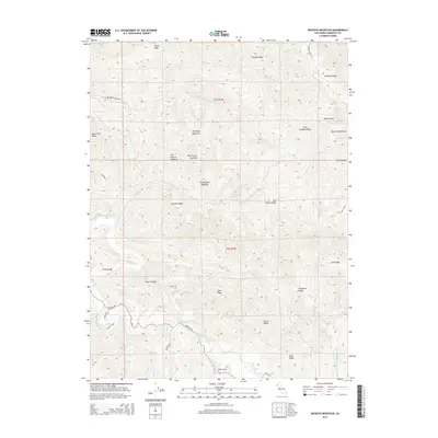 2015 Map of Buckeye Mountain, 2015 Print