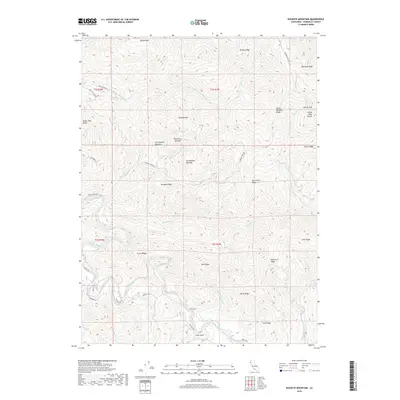 2018 Map of Buckeye Mountain, 2018 Print