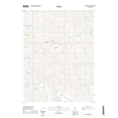 2021 Map of Buckeye Mountain, 2021 Print