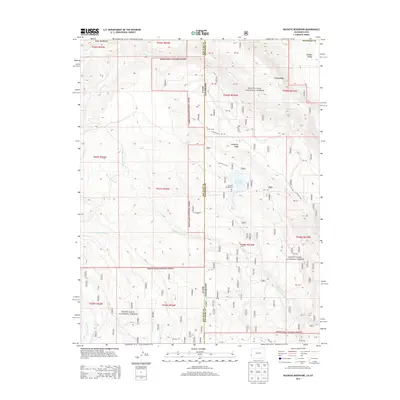 2013 Map of Buckeye Reservoir, 2013 Print