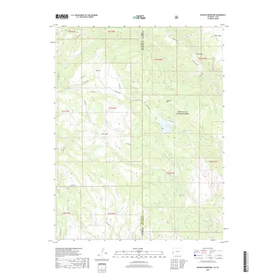 2019 Map of Buckeye Reservoir, 2019 Print