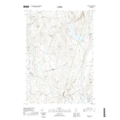 2018 Map of Buckfield, 2018 Print