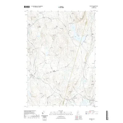 2021 Map of Buckfield, 2021 Print