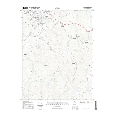 2014 Map of Buckhannon, 2014 Print
