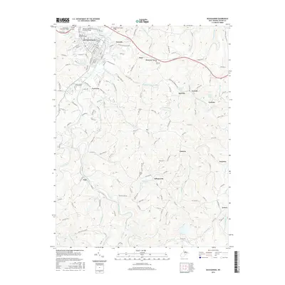 2016 Map of Buckhannon, 2016 Print