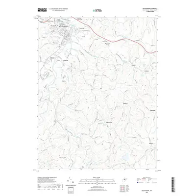 2019 Map of Buckhannon, 2019 Print