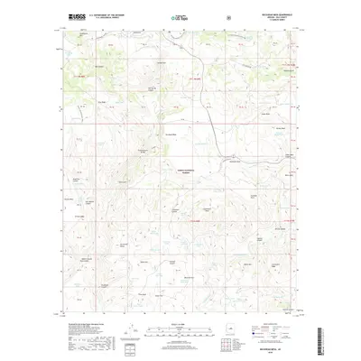 2018 Map of Buckhead Mesa, 2018 Print
