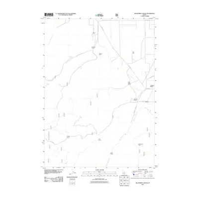 2011 Map of Buckhorn Canyon, 2011 Print