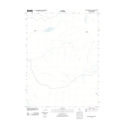 2012 Map of Buckhorn Canyon, 2012 Print