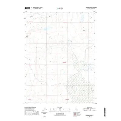 2018 Map of Buckhorn Canyon, 2018 Print