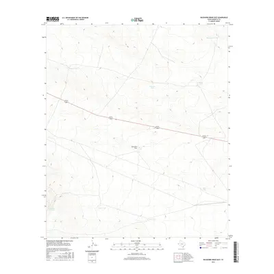 2016 Map of Buckhorn Draw East, 2016 Print