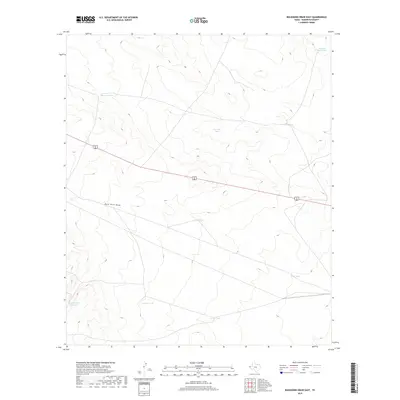 2019 Map of Buckhorn Draw East, 2019 Print