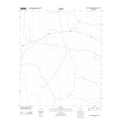 2012 Map of Buckhorn Draw West, 2012 Print