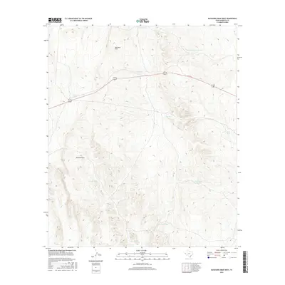 2016 Map of Buckhorn Draw West, 2016 Print