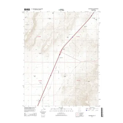 2014 Map of Buckhorn Flat, 2014 Print